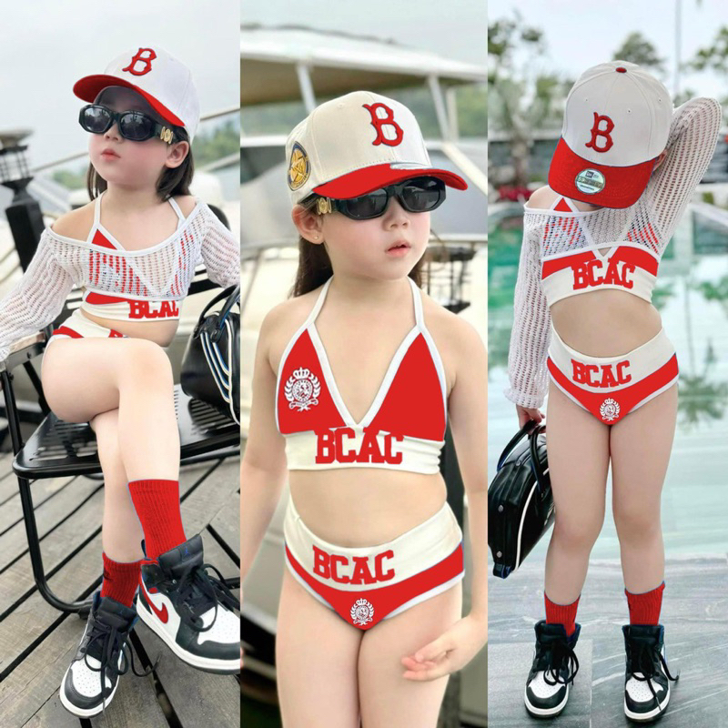 Set bikini 3 món cho bé