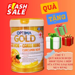 Sữa nghệ optima gold, sữa non, canxinano, curcumin nghệ 900g