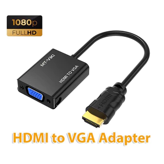( Chính hãng) Thanh lý cáp chuyển đổi VIKI cổng HDMI sang VGA 1080P cho máy chiếu, laptop, PC chuyên dụng, siêu rẻ.