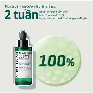 Combo giảm mụn Some By Mi AHA-BHA-PHA 30 Days Miracle (Serum 50ml, Kem 50ml)