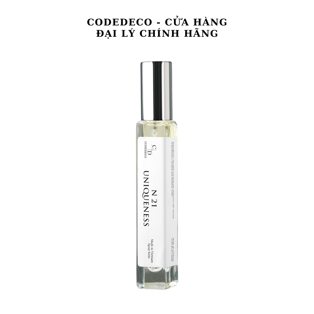 Tinh dầu nước hoa CODEDECO N21 Uniqueness 10ml