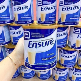 Date 2026- sữa bột ensure đức hương vani giàu dinh dưỡng hộp 400g
