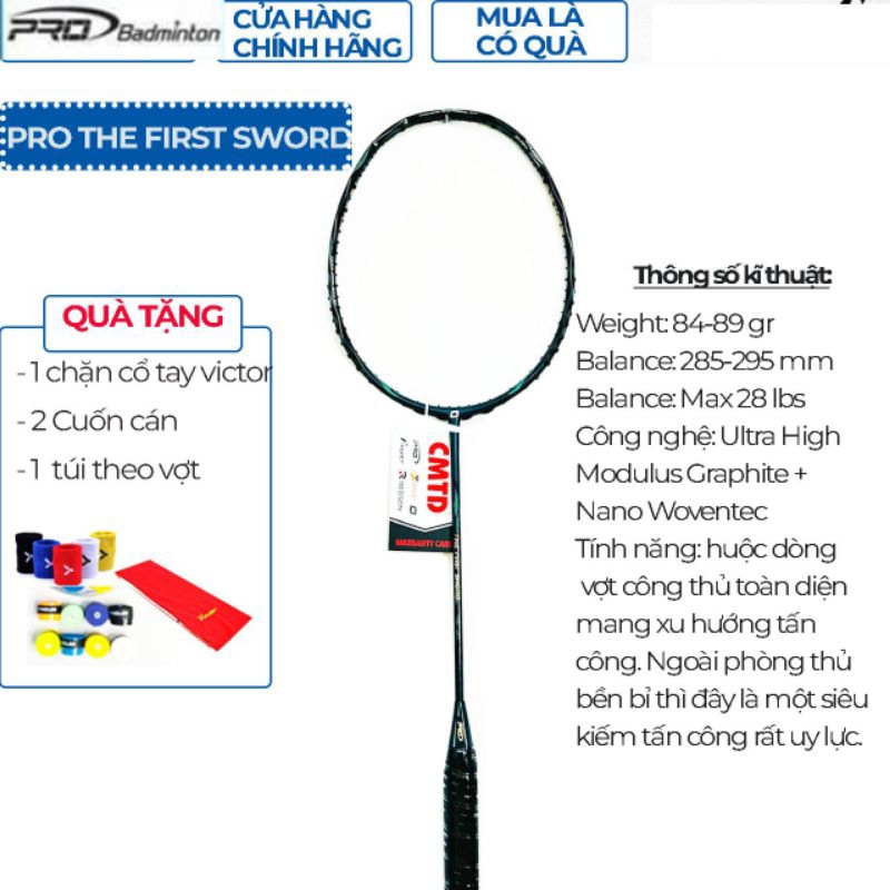 Vợt cầu lông Fleet Pro The First Sword- Chính hãng