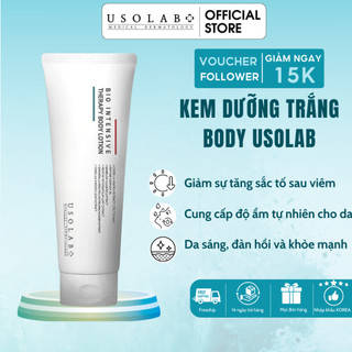 Kem dưỡng ẩm body lotion USOLAB 250ml - Giúp phục hồi da toàn diện cung cấp độ ẩm cho da