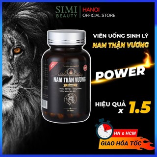 Viên uống cải thiện sinh lý nam giới Nam Thận Vương Power chính hãng hỗ trợ tăng cường bồi bổ sức khoẻ. Hộp 30 viên
