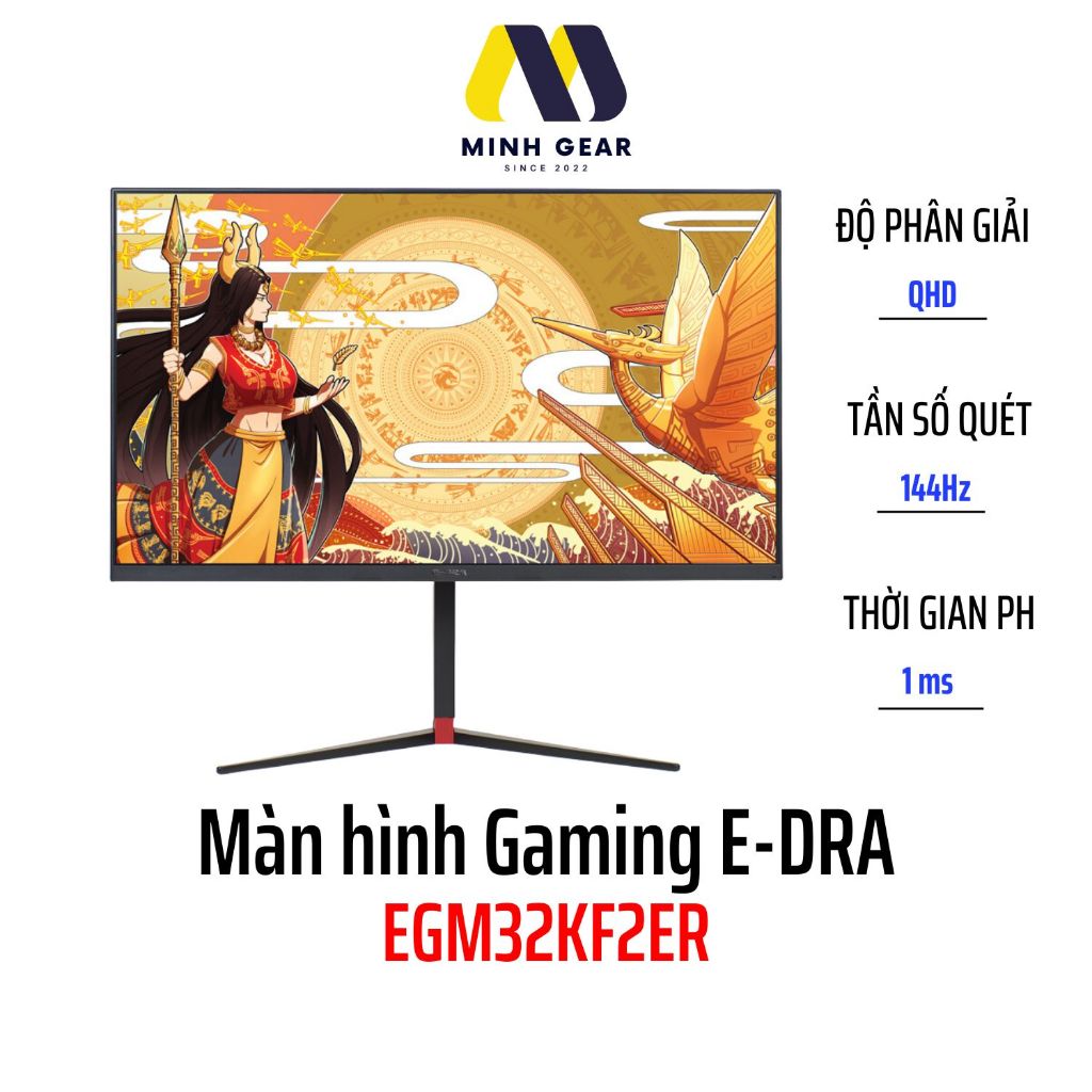 Màn hình E-DRA EGM32KF2ER 32 inch 2K 144hz (Hàng Chính Hãng)