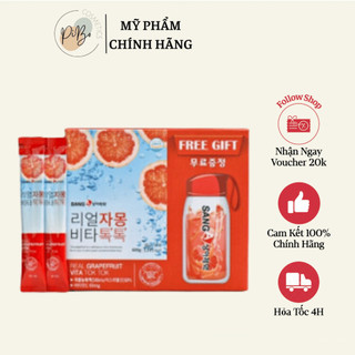 Mẫu mới - trà bưởi giảm cân đẹp da sanga hàn quốc - full hộp 30 gói