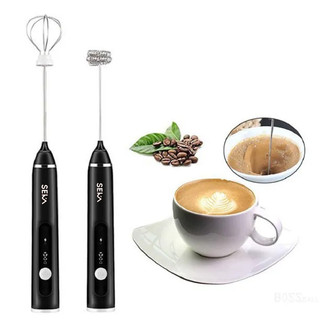 [BẢO HÀNH 12 THÁNG] Máy đánh trứng, que tạo bọt cafe mini cầm tay không giây chính hãng SEKA 3 cấp độ , hỗ trợ sạc pin