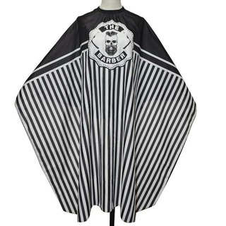 Khăn cắt tóc nam sọc the barber khổ lớn, áo choàng barbershop - sskc0052