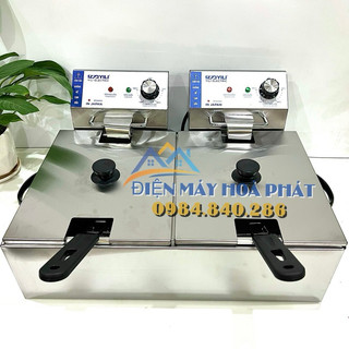 Bếp chiên nhúng điện đôi cao cấp