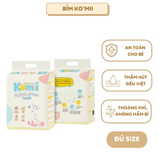 Tã/Bỉm Komii Hàn Quốc cao cấp cho bé - bỉm Kómii thấm hút siêu đỉnh komi mini