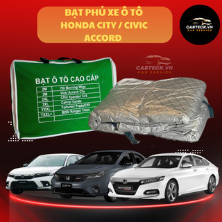 Bạt Phủ Xe ô Tô HONDA CITY, HONDA CIVIC, HONDA  ACCORD Bảo Vệ Xe Chống Nắng Nóng, Mưa Gió, Bụi Bẩn