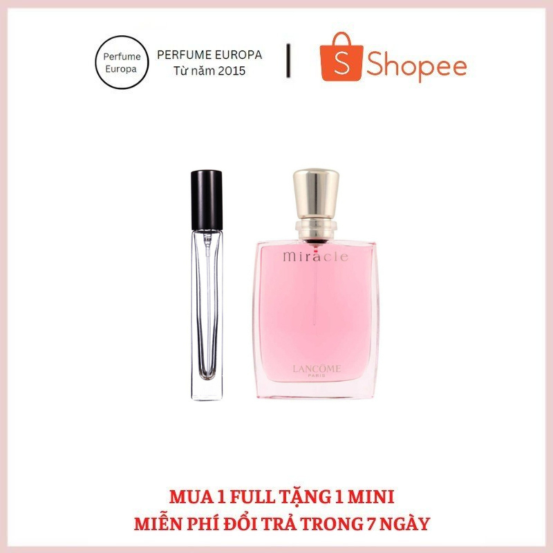 Nước hoa Lancome Miracle mini 10ml dành cho nữ ( Tách từ chai fullsize )