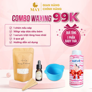 Combo 99K WAXING [ Tặng Phấn baby ]