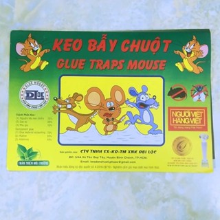 Keo Dán Chuột Đại Lộc | Bẫy được các loại chuột lớn nhỏ, siêu dính, tái sử dụng nhiều lần | Green House