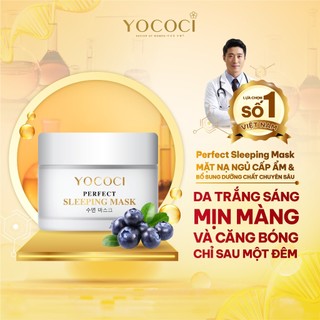 Mặt nạ ngủ chiết xuất việt quất đen chính hãng Yococi Perfect Sleeping Mask 30g