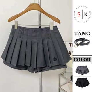 Chân Váy Xếp Ly Xòe 2 Tầng, Chân Váy Tenis 2 Lớp Mới Liền Cạp Siêu Hot Tuyết Mưa Hàn Cao Cấp Dày Dặn Trẻ Trung 8388SK