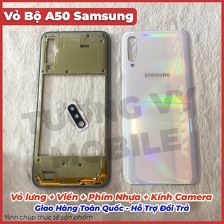 Vỏ Lưng A50 Samsung (Vỏ lưng, Viền, Phím Nhựa, Kính Camera)