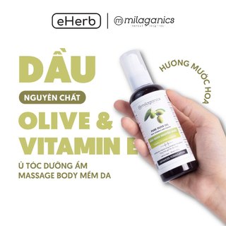 Dầu oliu dưỡng da extra virgin nguyên chất giúp dưỡng ẩm, làm mềm da MILAGANICS 100ml (chai)
