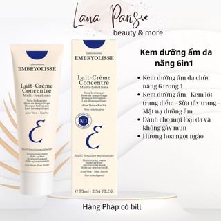 Kem dưỡng ẩm Embryolisse giúp phục hồi da Lait Crème Concentré Tuýp 75ml