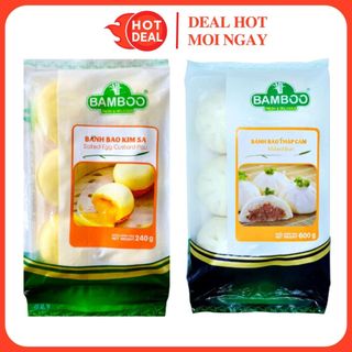Bánh Bao Thập Cẩm/Kim Sa Trứng Muối Bamboo Gói 6 Chiếc