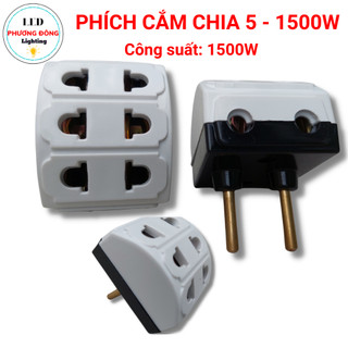 Phích cắm điện đa năng 1 chia 5 chịu tải 1500w