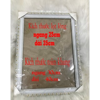 khung hình (25x35) kích thước tấm hình 25x35