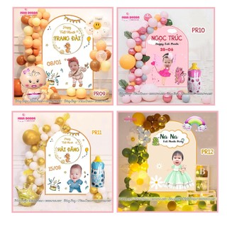 Set bóng trang trí thôi nôi tuổi rồng cho bé trai bé gái