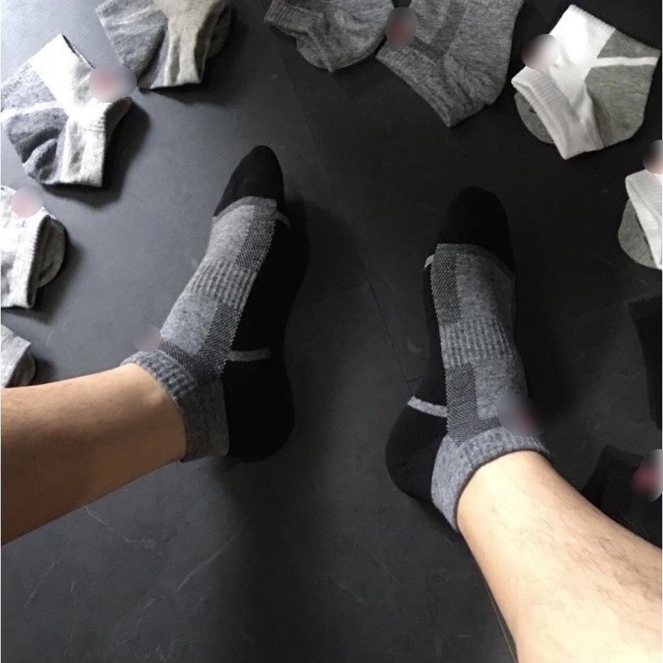 Sét 5 Đôi Tất Nam Kháng Khuẩn Chống Hôi Chân Cổ Ngắn UN