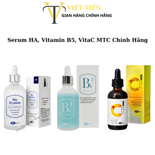 Serum HA Plus, Vitamin B5, VitaC Mtc Whitening | Cấp Ẩm, Trắng Sáng Đẹp Da Se Khít Lỗ Chân Lông.