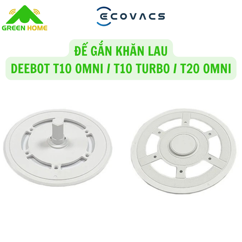 Đế gắn khăn lau, giẻ lau cho robot Ecovacs T20 omni, T20e omni, T20 max