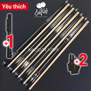  Cơ Bida Lỗ Cá Nhân Unicues - Gậy Bi A Lỗ CLB Tay Bọc Da Gỗ Soft Maple Nặng 500g Sẵn Đầu Tẩy Nicest 