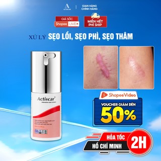 Kem mờ sẹo lồi to, sẹo phì đại actiscar hỗ trợ làm mềm sẹo, phẳng sẹo và giảm thâm