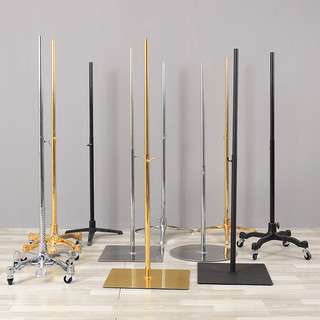 Chân đế rời Cao từ 120cm đến 180cm, chất liệu Gỗ - Inox crom vàng, bạc, đen cao cấp cho manocanh