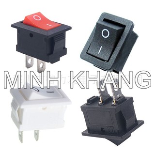 Công tắc 1 chiều 2 chân kcd1 6a250v / công tắc 2 chân 6a250v / công tắc bập bênh 2 chân 6a250v