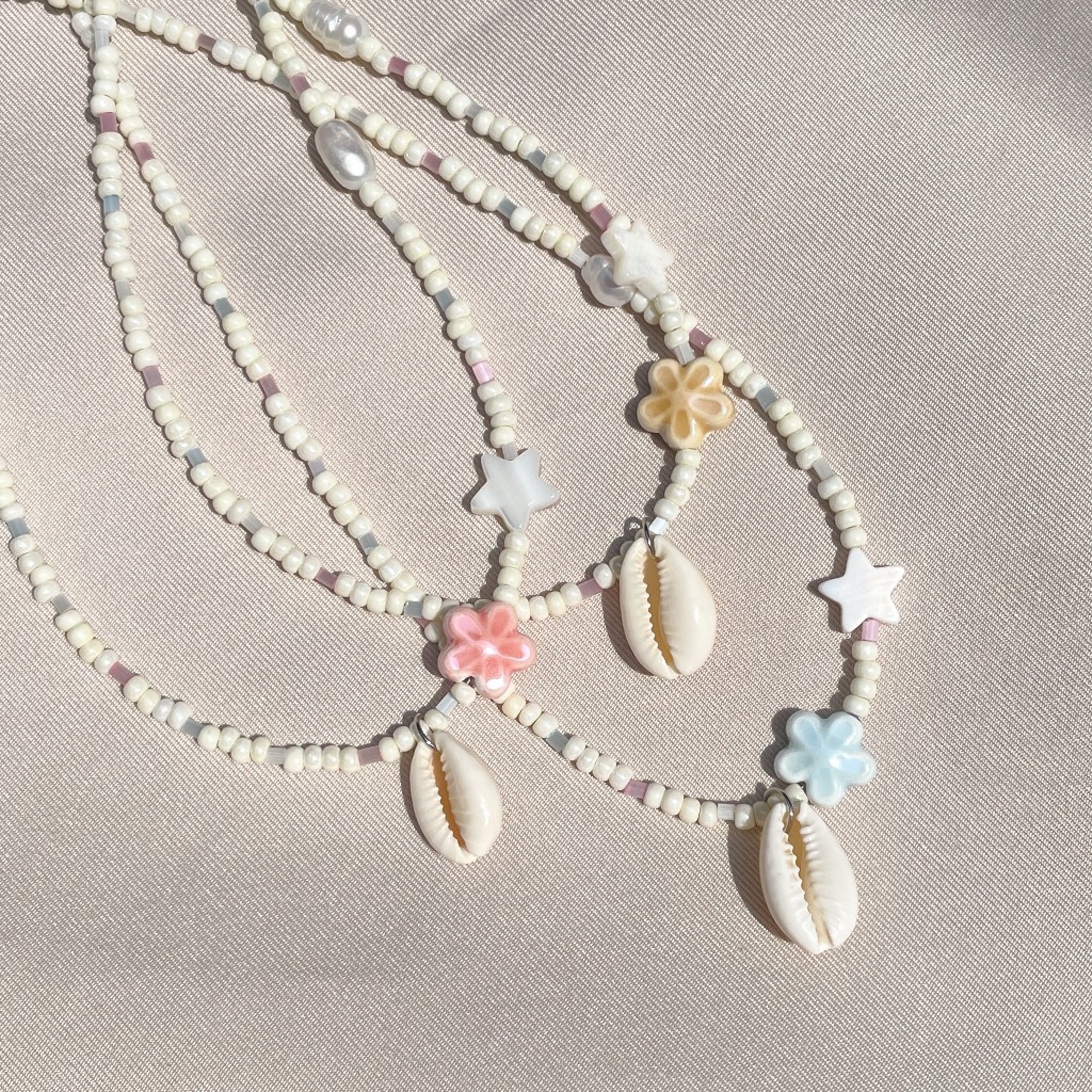 Vòng cổ hạt handmade Vỏ sò MORA 🐚