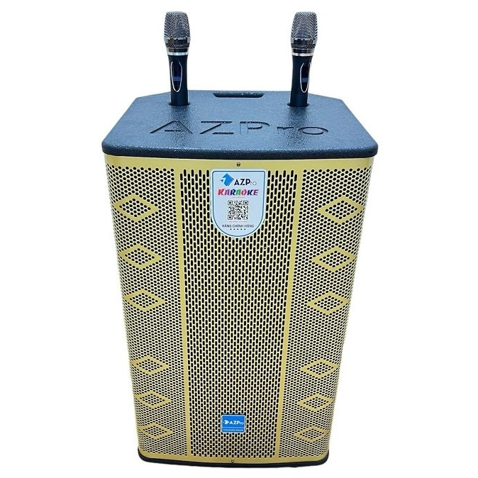 Loa Kéo Bluetooth chính hãng Azpro,AZ-559 Bass 40-3 đường tiếng thùng gỗ bóng mạch Reverb-10 nú