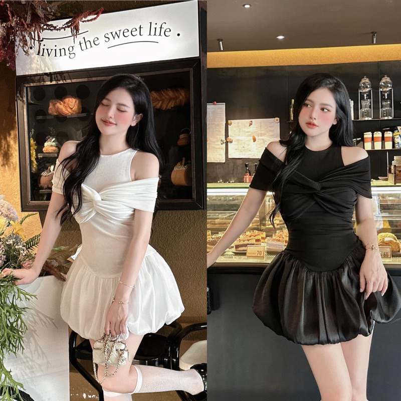 VÁY XOÈ TRỄ VAI