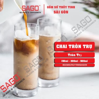 Ly Thủy Tinh Union Cafe Ống Dày 260ml , Nhập Khẩu Thái Lan