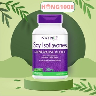 Viên Uống Natrol Soy Isoflavones 50mg Mầm Đậu Nành Cho Nữ 120 viên