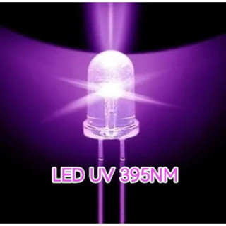 Bóng đèn led uv cực tím 5mm 390-395nm sấy keo, bắt muỗi, diệt khuẩn