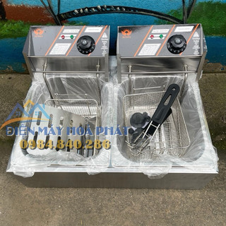 Bếp chiên đôi - Bếp điện đôi - Bếp chiên nhúng điện đôi