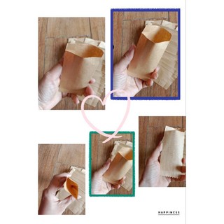 Combo 100 túi kraft bì thư mini ngang 5cm x 9cm