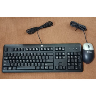 Bộ phím hp + chuột hp có dây kus1156/kus1206/sk-2025 + mouse m-uae96/m-bt96a/dell bạc cổng usb