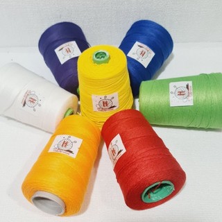 Chỉ may bao bì bao gạo 20/8 100g 150g 200g trắng và màu