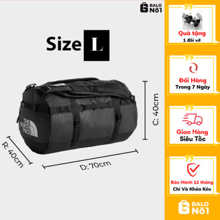 [BALO_NO.1] Túi trống chống nước unisex TNF Base Camp Duffel - 71L