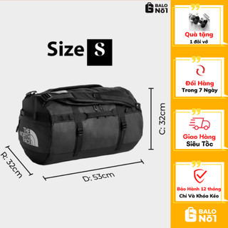 [BALO_NO.1] Túi trống chống nước unisex TNF Base Camp Duffe - 42L
