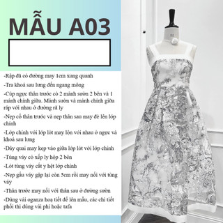 RẬP GIẤY A0  ĐẦM 2 DÂY MÃ A03