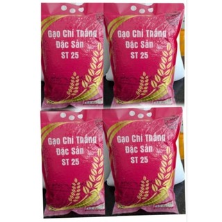 Combo 4túi gạo st25 gạo ngon nhất thế giới