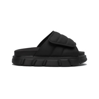 Dép Nam Nữ Tăng Chiều Cao THE LARVA WOLF SLIDE SANDAL - FULL BLACK